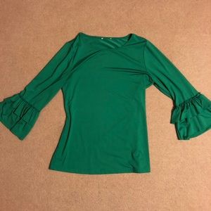 Kelly Green Dainty Jewells Layering Top